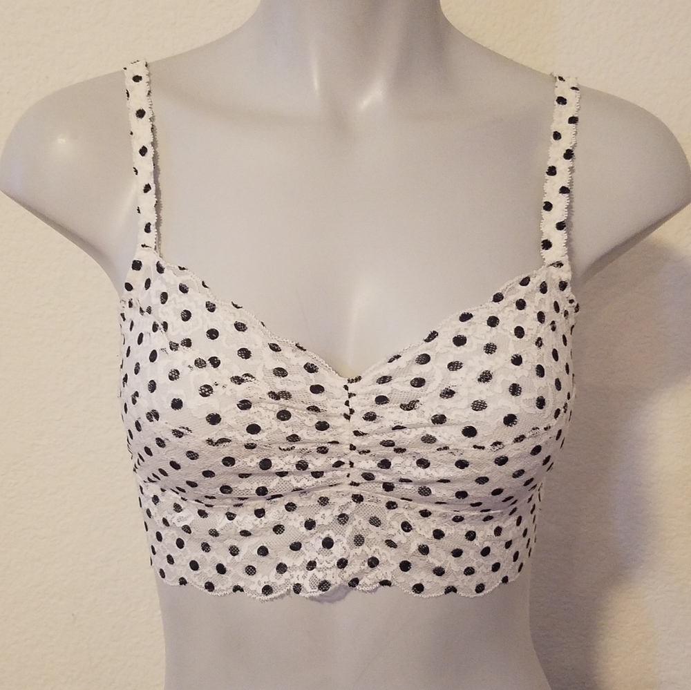 VS Pink Polka Dot Bralette